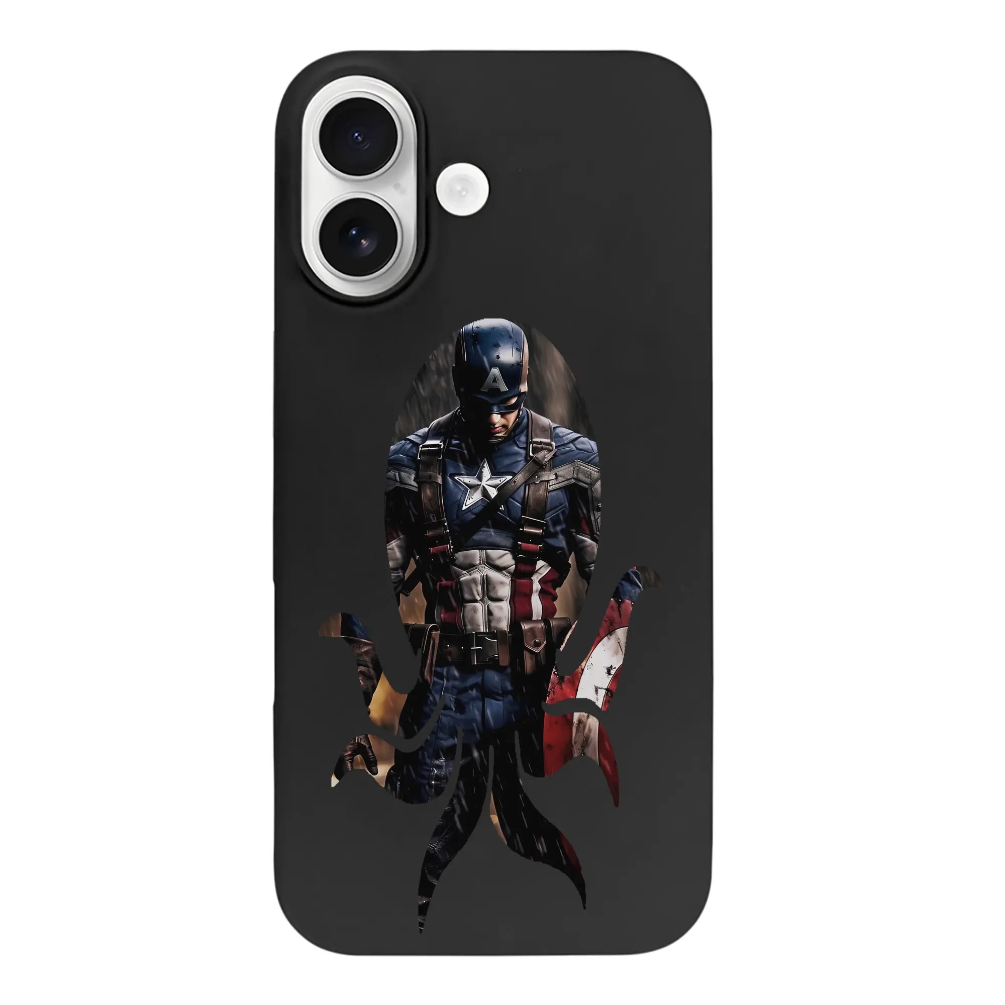 アベンジャーズ (Avenjāzu) グッズ キャプテン・アメリカ（Captain America） - iPhone 17 シリーズ シリコンケース 薄型 耐衝撃 指紋防止 ソフトタッチカバー 精密フィット 傷防止 保護ケース iPhone 17/17 Air/17 Pro/17 Pro Max 対応